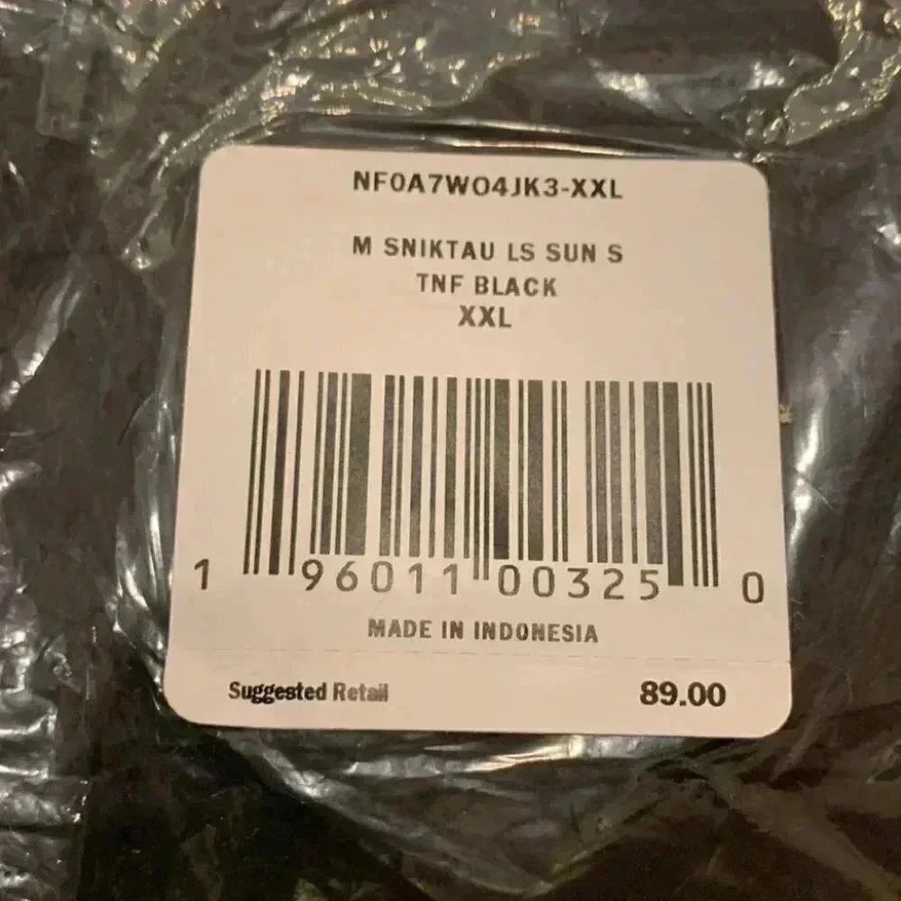 The North Face standard fit